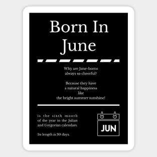 Born in June Magnet